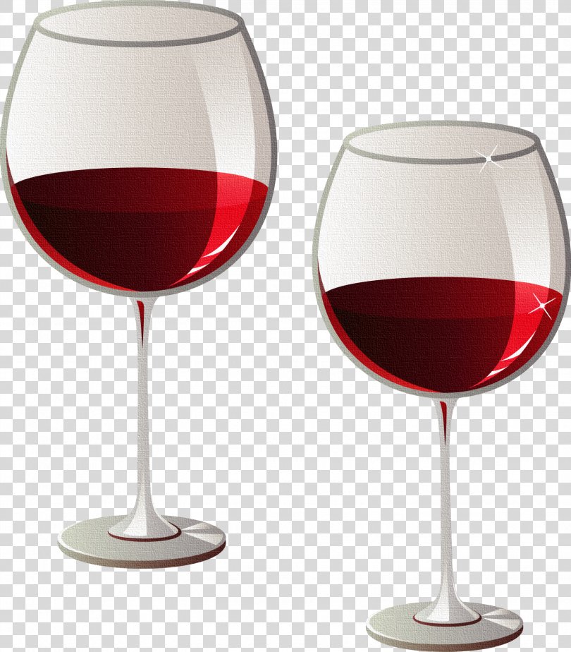 Red Wine White Wine Wine Glass Clip Art, High Mounted Foot Glasses Of Red Wine PNG