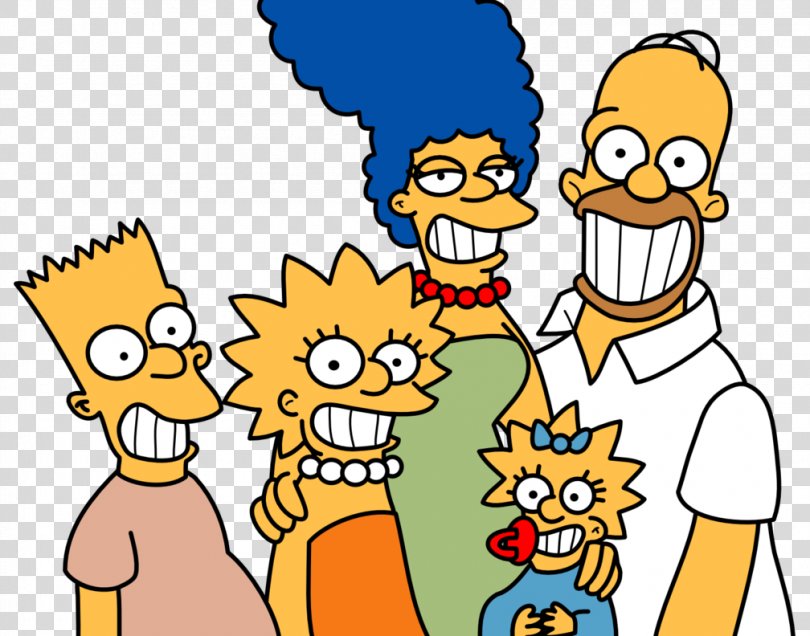 Homer Simpson Bart Simpson Lisa Simpson Edna Krabappel Simpson Family, Simpsons PNG