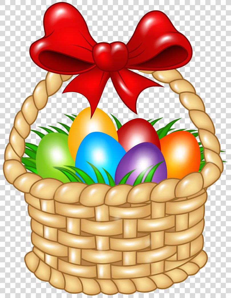 Easter Bunny Easter Basket Red Easter Egg Clip Art, Easter Basket ...