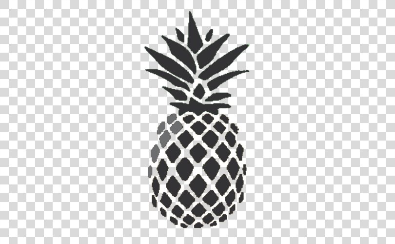 Pineapple Drawing Black And White Food Clip Art, Pineapple PNG