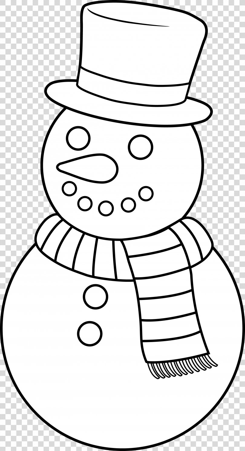 Snowman Black And White Christmas Clip Art, Christmas Pictures Snowman PNG