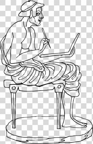 Statue Line Art Clip Art PNG