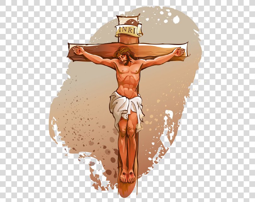 Crucifixion Of Jesus Cross Illustration, Jesus Illustration PNG