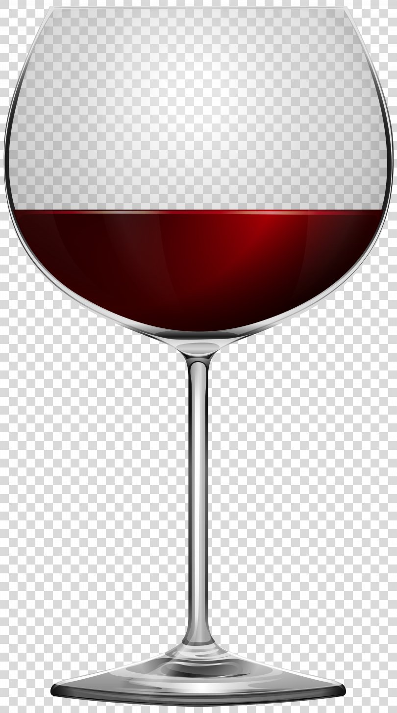 Wine Glass Red Wine Stemware Clip Art, Red Butterfly PNG
