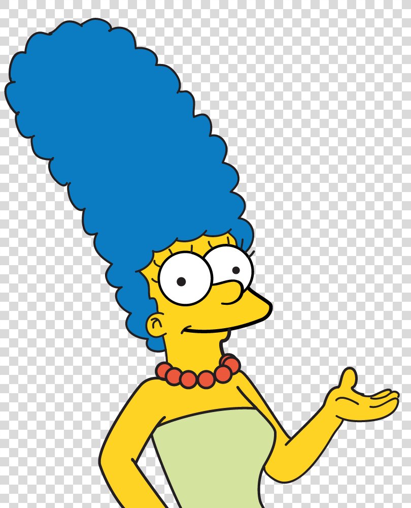 Marge Simpson Bart Simpson Homer Simpson Grampa Simpson Lisa Simpson, Marge Simpson PNG