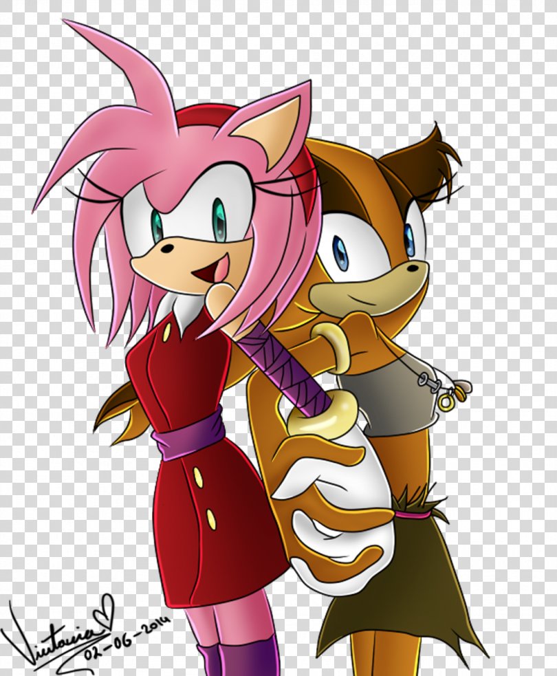 Amy Rose Sticks The Badger Ariciul Sonic Tails Sonic The Hedgehog Amy Png 