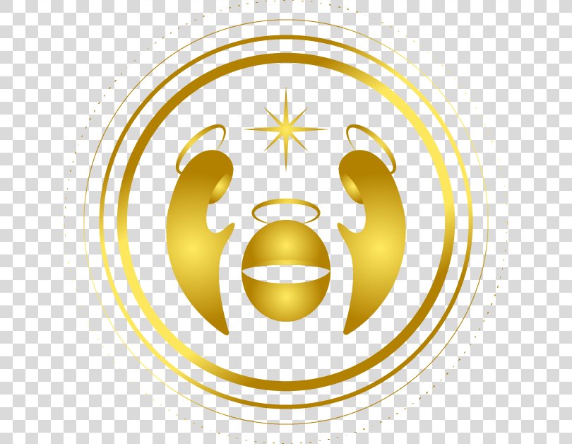 Christmas Euclidean Vector Nativity Of Jesus, Golden Light Of Jesus On Christmas Day PNG