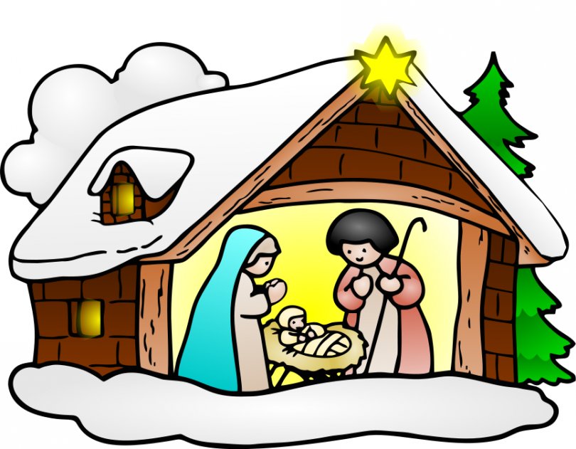 Bible Santa Claus Christmas Nativity Of Jesus Gift, Classic Cross Cliparts PNG