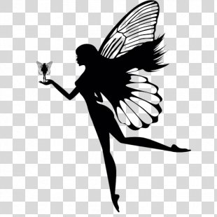 Silhouette Fairy Clip Art, Butterfly Fairy Cliparts PNG