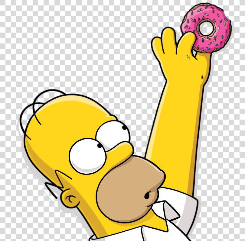 Homer Simpson Bart Simpson Donuts, Simpsons PNG