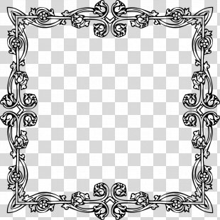 Picture Frame Clip Art, Victorian Frame Cliparts PNG