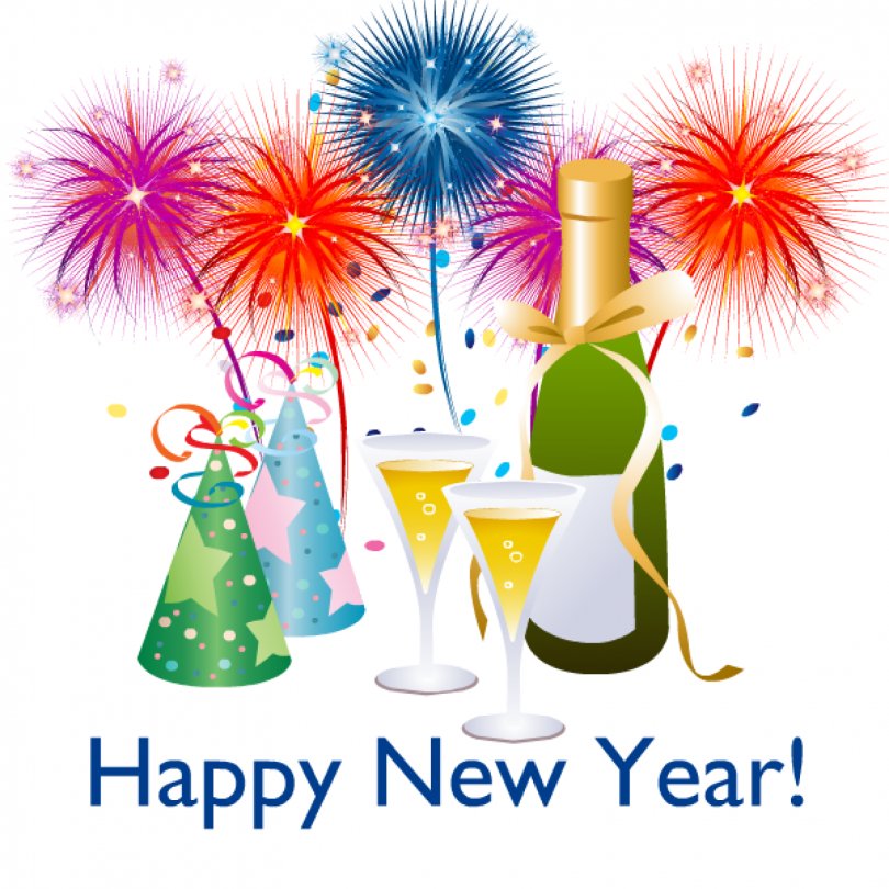 New Year's Day Animation New Year's Eve Clip Art, Happy