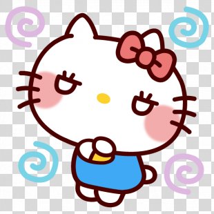 Cat Hello Kitty Kuromi Sticker Sanrio Cat Png