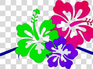 Hawaii Luau Clip Art, Hibiscus PNG