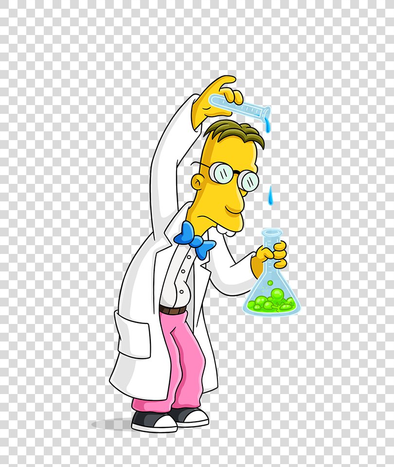 The Simpsons: Tapped Out Professor Frink Mr. Burns Homer Simpson Patty Bouvier, Professor PNG
