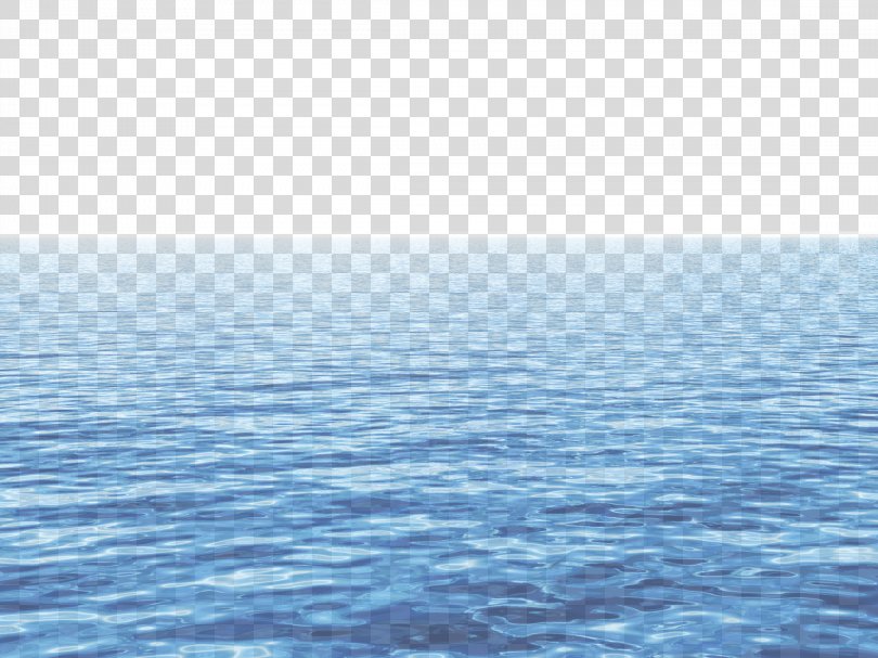 Sea Blue Sky Computer File, Blue Sea PNG