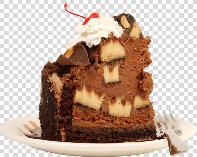 Sundae Chocolate Cake Fudge Cake Torte, Chocolate Cake PNG