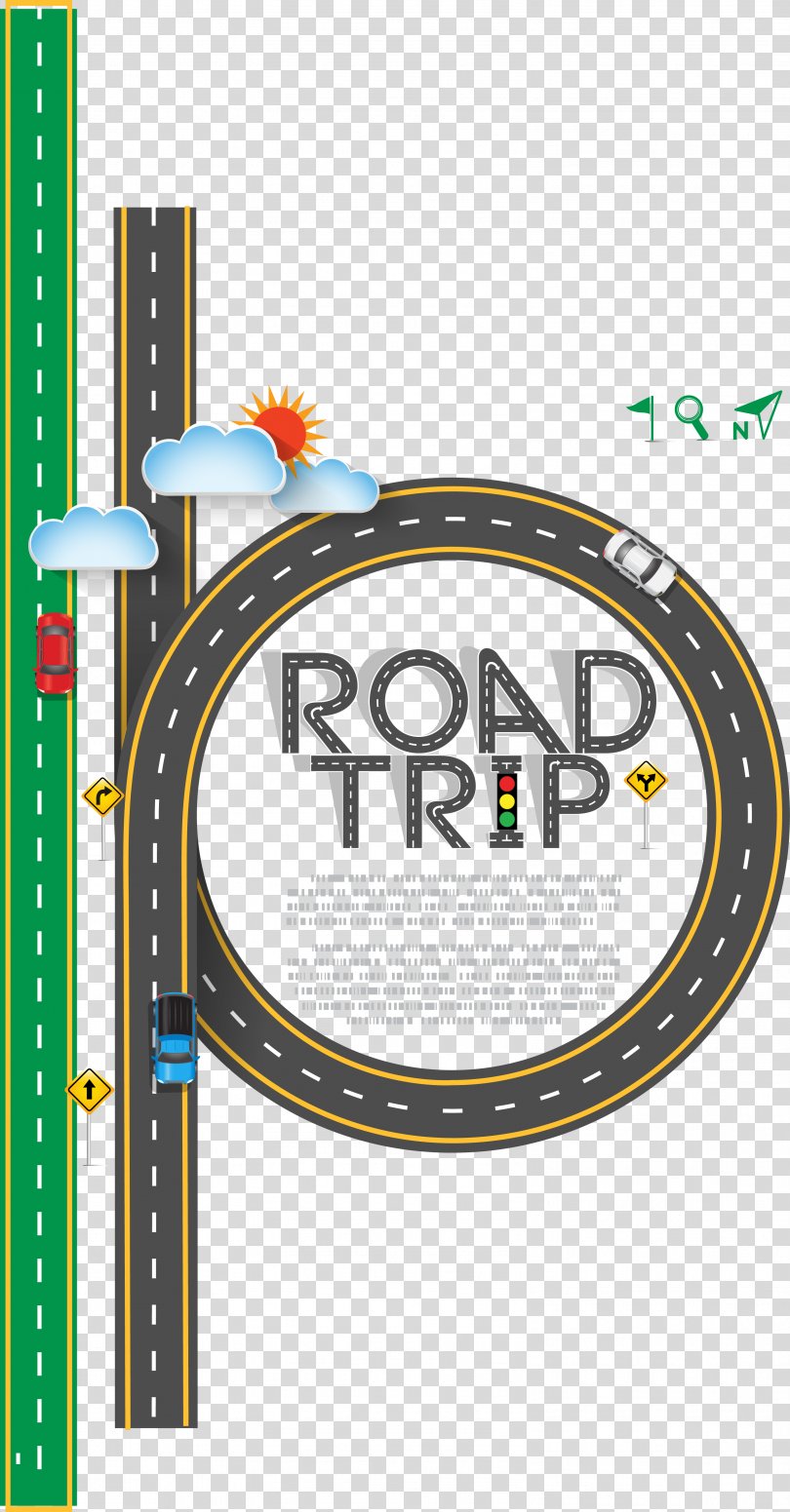Road Trip Euclidean Vector Clip Art, Vector Road PNG