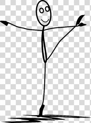 stick figure ballet dancer