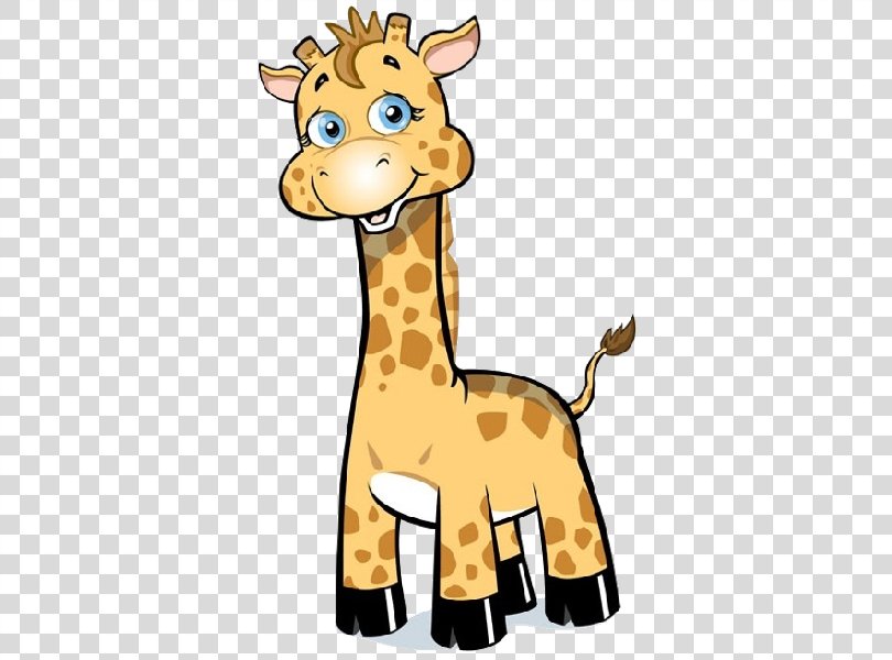 Baby Giraffes Cartoon Drawing Animation Clip Art, Cartoon Giraffe PNG