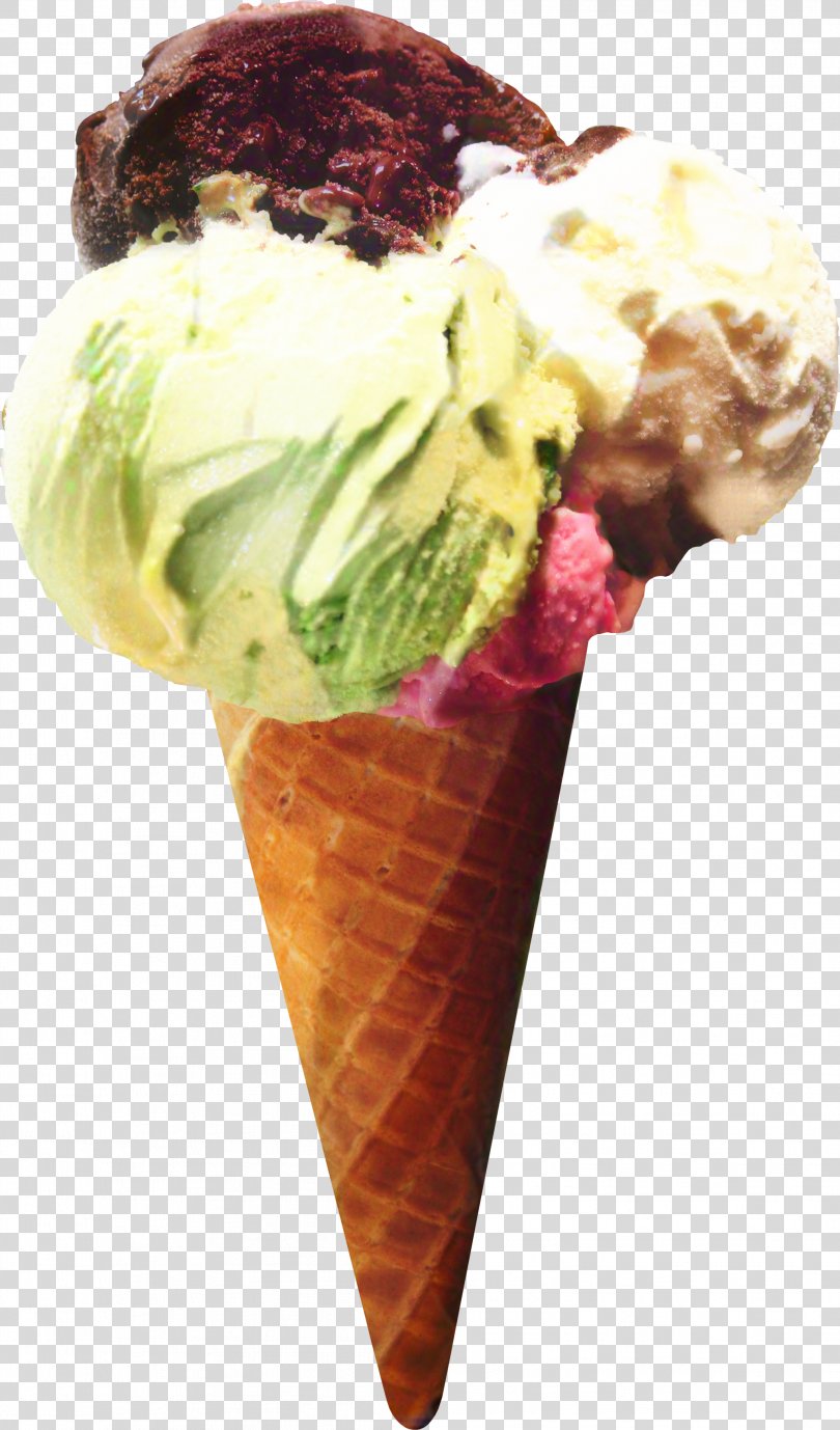Ice Cream Cone Background, Cone Vanilla Ice Cream PNG