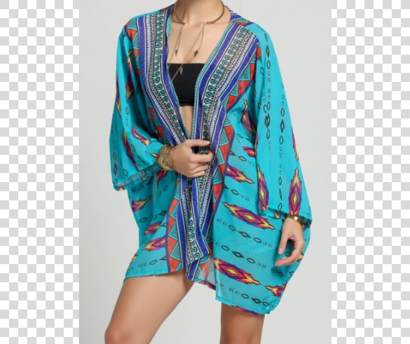 Kimono Sleeve Dress Cardigan Collar, Dress PNG
