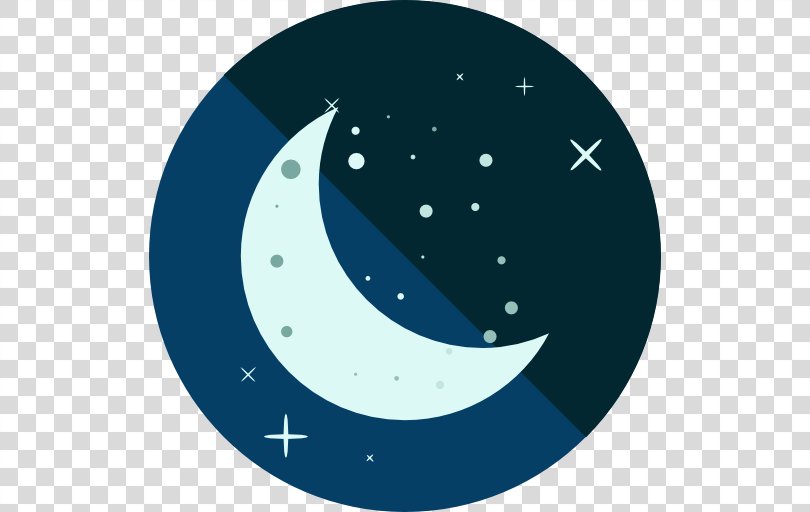 Lunar Phase Full Moon, Blue Half Moon PNG