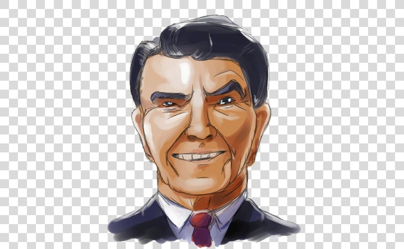 Ronald Reagan President Of The United States Cartoon Clip Art, Reagan Cliparts PNG
