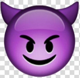 Emoji Devil Emoticon Purple Innovation Smile, Emoji PNG