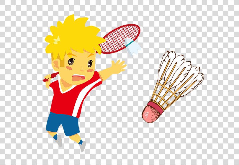 Badminton Cartoon Clip Art Cartoon Badminton Player Png