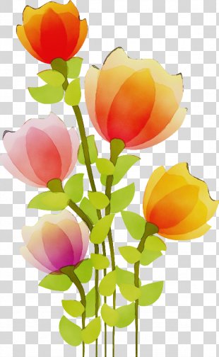 Flowers Background, Cut Flowers Bud PNG