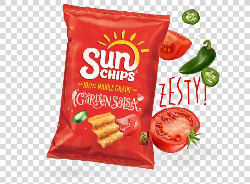 Salsa Sun Chips Whole Grain Potato Chip Snack, Cheese PNG