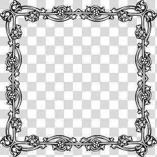 Picture Frame Clip Art, Victorian Frame Cliparts PNG