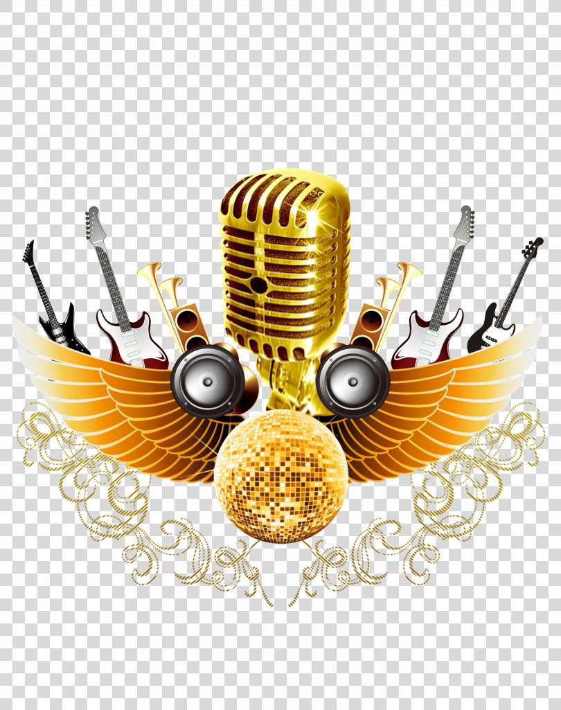Microphone Golden Microphone Png