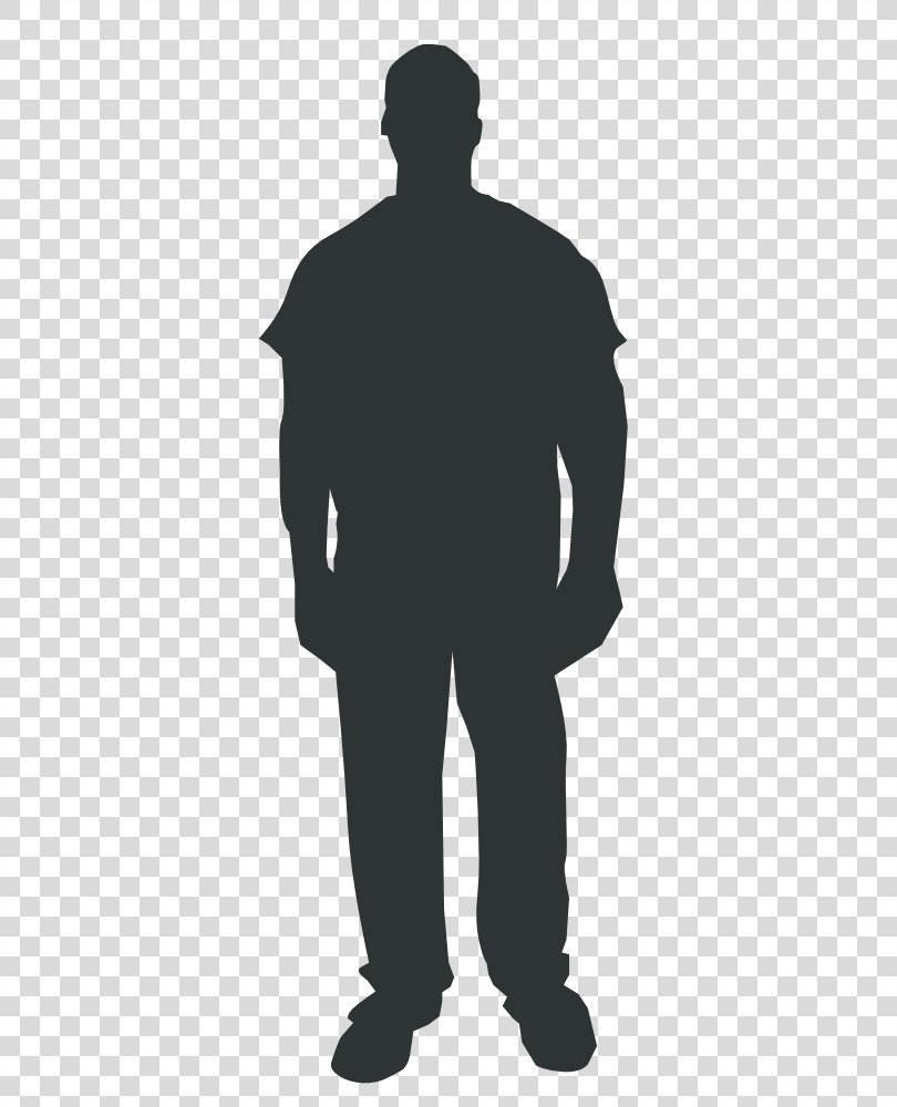 Person Outline Clip Art, Outline Of A Man PNG
