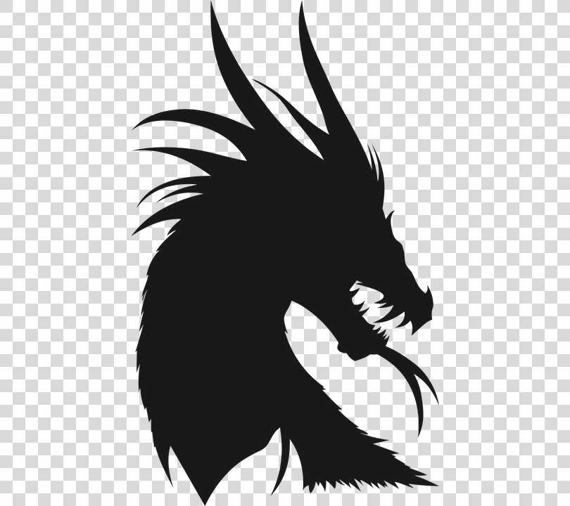 Dragon Silhouette Clip Art, Dragon PNG